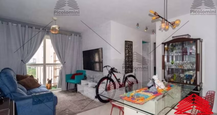 Apartamento à venda no Belém com 55 metros, 2 quartos, sala 2 ambientes com sacada, 1 banheiro, 1 vaga, espaço gourmet, mercado e mais. Próximo Metrô