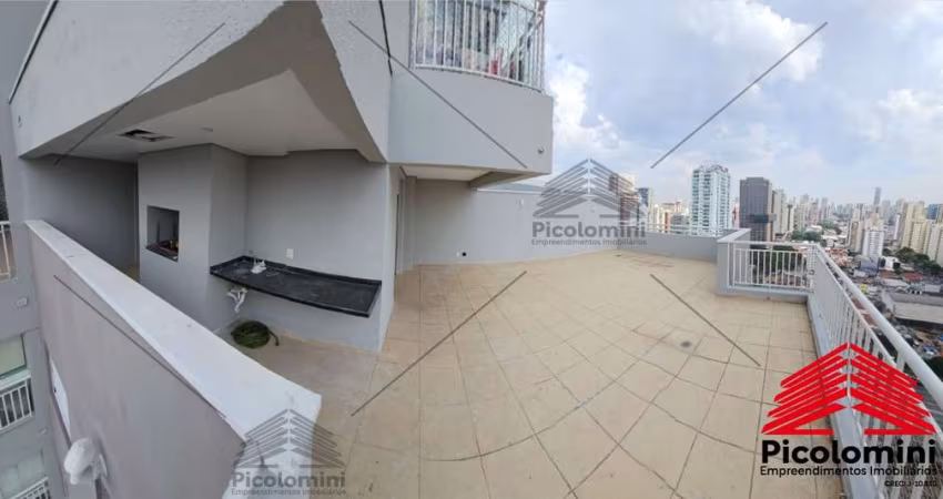 Apartamento 133 m2 Garden com churrasqueira, no Tatuapé, Rua Melo Peixoto, 2 dormitórios com 1 suíte, 2 vagas, a 300 metros do Metrô Carrão.