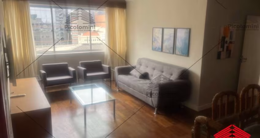 Apartamento para locação no Paraiso de 105m², 2 quartos, 1 suíte, 2 banheiros, lavanderia, 1 vaga de garagem