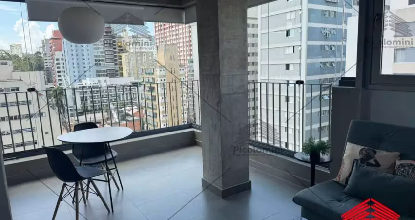 Apartamento à venda em são paulo-sp, cerqueira césar: 1 quarto, 1 banheiro, 1 vaga, 46m². venha conferir!