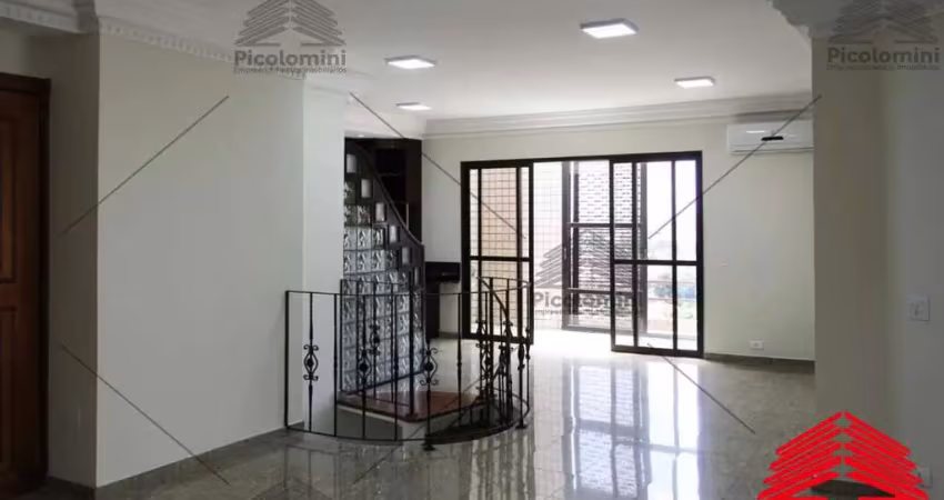 Cobertura duplex à venda na saúde com 320 metros, 3 quartos, 3 suítes, lavabo, 4 vagas com depósito, piscina aquecida privativa, espaço gourmet e mais