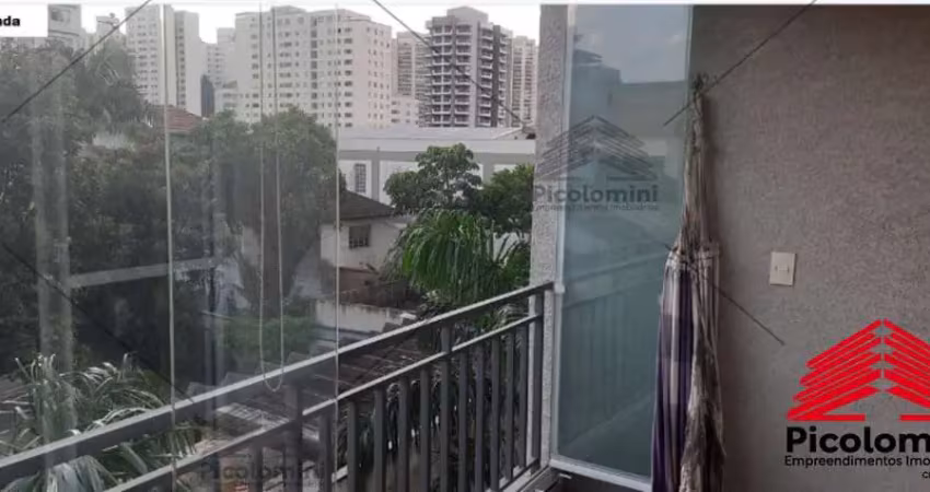 Apartamento a venda mobiliado no ipiranga, rua cisplatina, 2 dormitórios com 1 suíte, 2 banheiros, 1 vaga a 250 metros da estação ipiranga.
