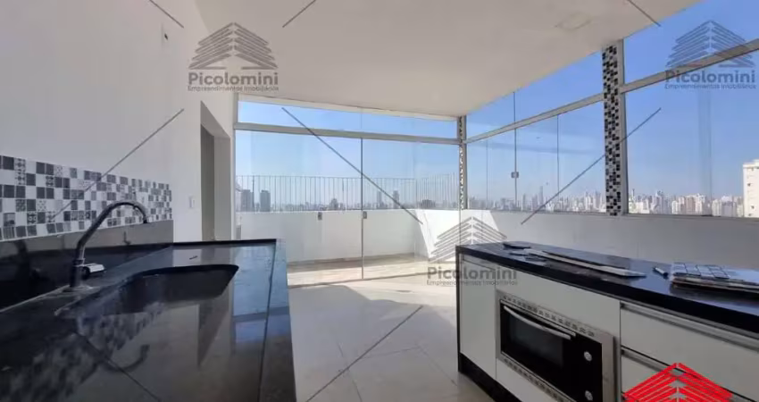 Cobertura duplex alto da mooca modernizada, fino acabamento, espeço, gourmet, 1vaga de garagem coberta