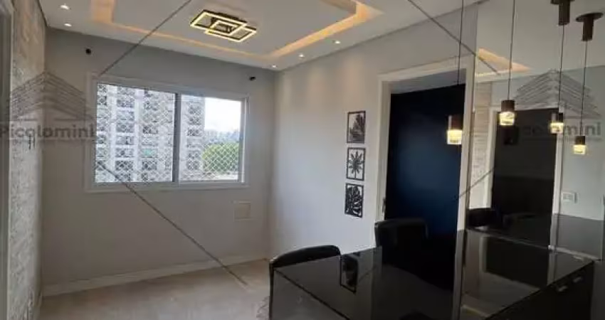 Apartamento à venda no cambuci: 2 quartos, sala 2 ambientes, 1 banheiro, 38m² de área. piscina, academia, espaço gourmet