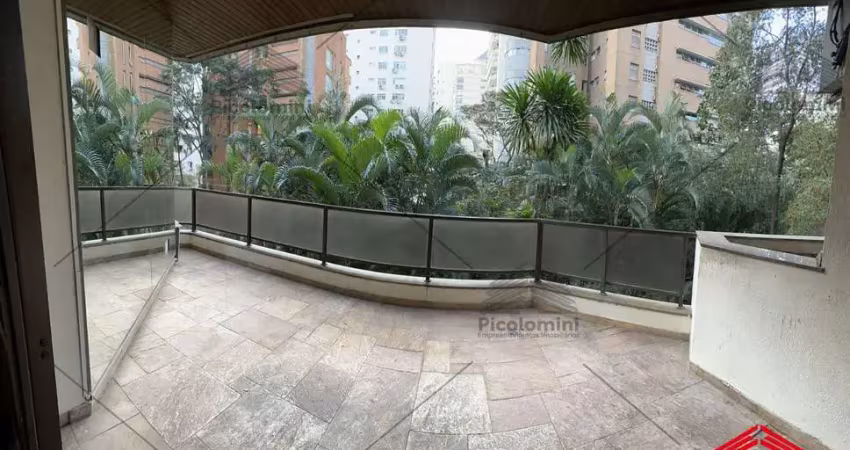 Apartamento no itaim bibi com 197m2, a 150mts do parque do povo, varanda, 3 suítes, home office, 3 vagas de garagem, planejados, lareira