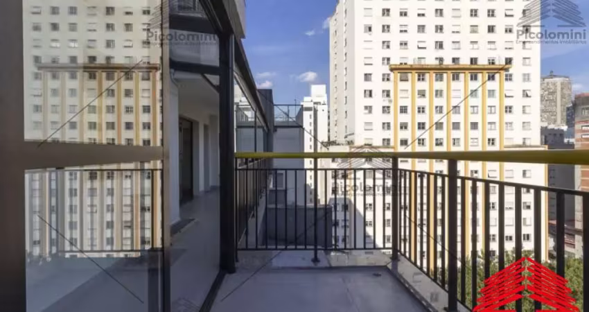 Apartamento à venda  santa cecília : vista urbana deslumbrante 1 quarto, 1 sala, 1 banheiro, 70m² de área. confira já!