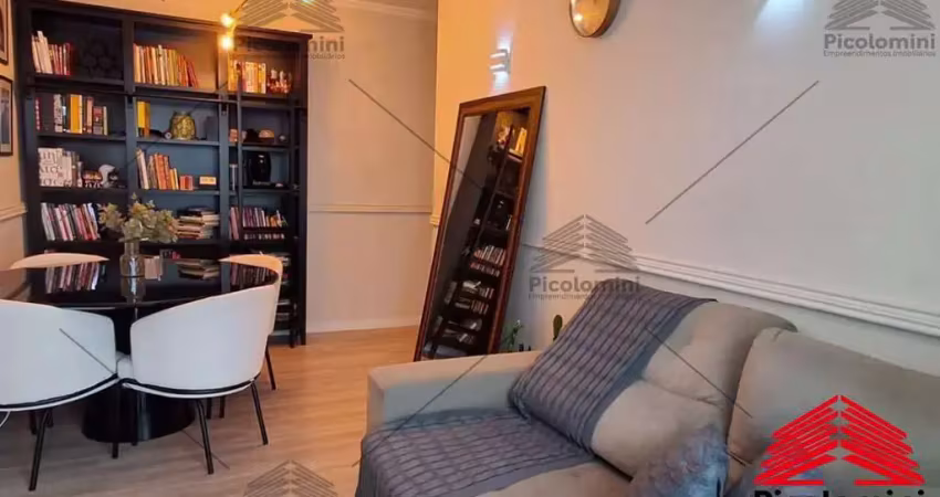 Apartamento à venda com 57m² em são bernardo campo com 2 quartos, sala, cozinha, banheiro, área serviço, varanda envidraçada e 1 vaga de garagem.