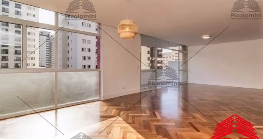 Impecável apartamento de 3 quartos e 2 suítes em higienópolis, são paulo: 233,35 m², 3 salas, 4 banheiros e 1 vaga de garagem.