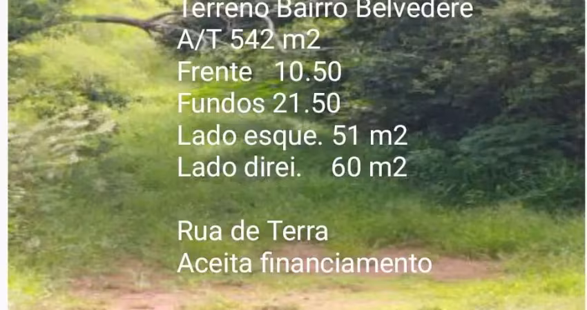 Terreno à venda em atibaia-sp: 542m² no belvedere, oportunidade única!