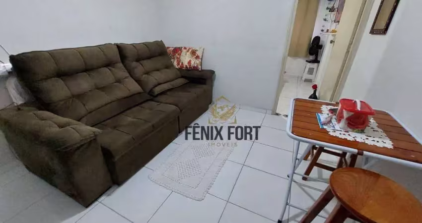 Apartamento com 1 dormitório à venda, 30 m² por r$ 190.000,00 - aviação - praia grande/sp