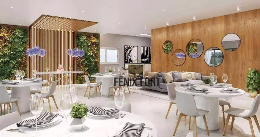 Apartamento com 2 dormitórios à venda, 77 m² por r$ 585.000,00 - vila guilhermina - praia grande/sp