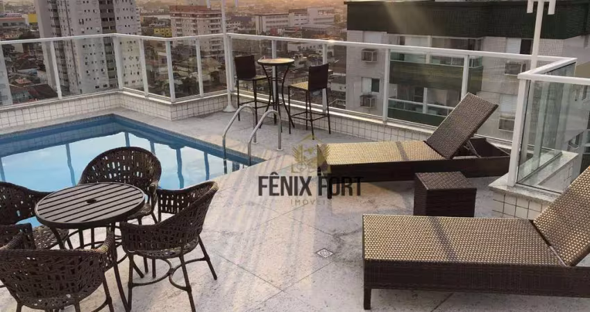 Apartamento com 2 dormitórios à venda, 67 m² por r$ 440.000,00 - vila guilhermina - praia grande/sp