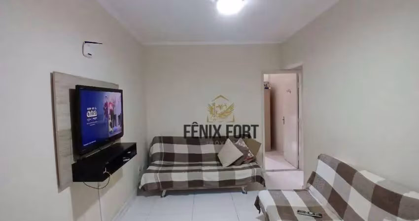 Apartamento com 1 dormitório à venda, 88 m² por r$ 350.000 - canto do forte - praia grande/sp
