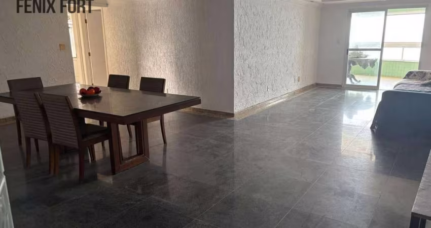 Apartamento com 3 dormitórios para alugar, 156 m² por R$ 6.500,00/mês - Canto do Forte - Praia Grande/SP