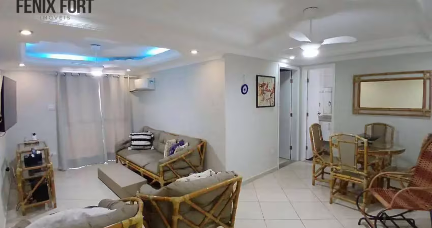 Apartamento com 1 dormitório à venda, 65 m² por r$ 400.000,00 - vila guilhermina - praia grande/sp