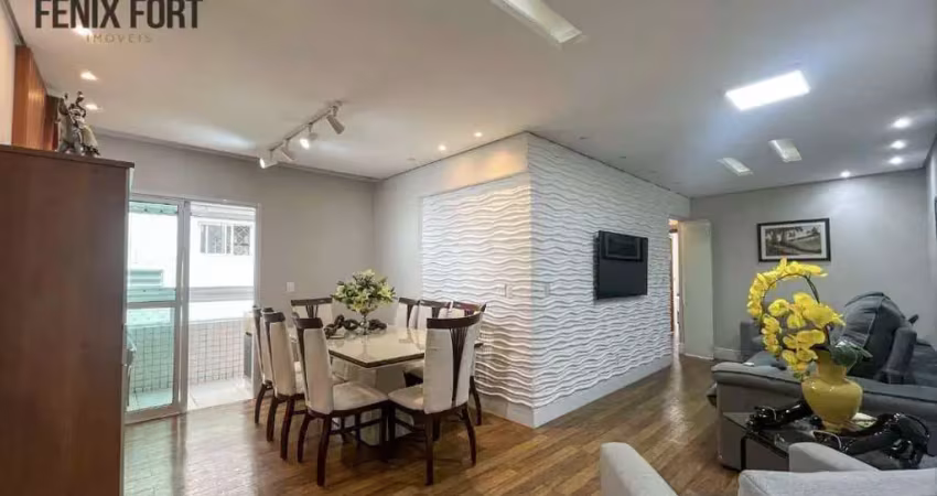 Apartamento com 3 dormitórios à venda, 103 m² por r$ 850.000,00 - vila guilhermina - praia grande/sp