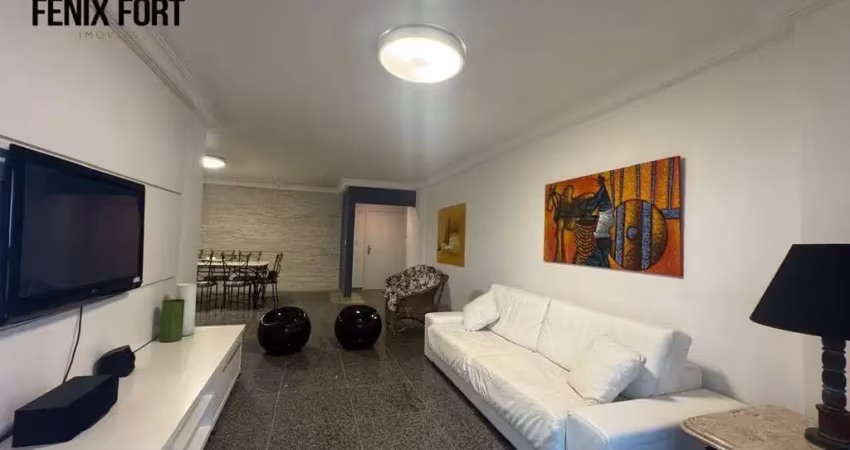 Apartamento com 3 dormitórios para alugar, 156 m² por r$ 7.500,00/mês - canto do forte - praia grande/sp