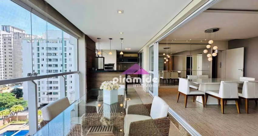 Apartamento com 4 dormitórios, 184 m² - venda por R$ 2.750.000,00 ou aluguel por R$ 13.536,42/mês - Jardim Aquarius - São José dos Campos/SP