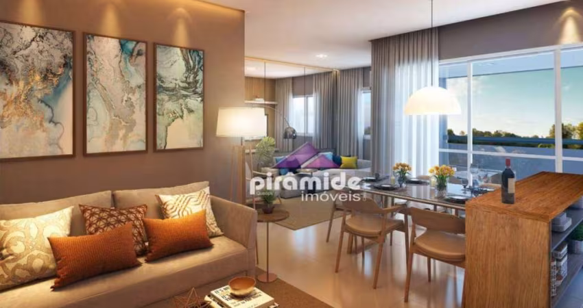 Apartamento com 3 dormitórios à venda, 71 m² por R$ 577.262,00 - Vila Industrial - São José dos Campos/SP