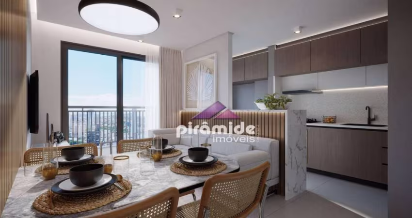 Apartamento com 2 dormitórios à venda, 55 m² por R$ 412.604,00 - Monte Castelo - São José dos Campos/SP