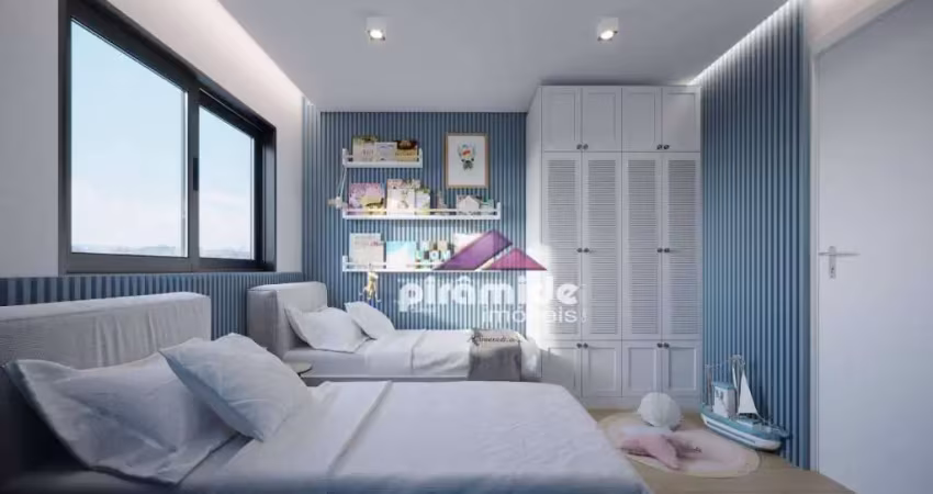 Apartamento com 2 dormitórios à venda, 57 m² por R$ 426.228,00 - Monte Castelo - São José dos Campos/SP