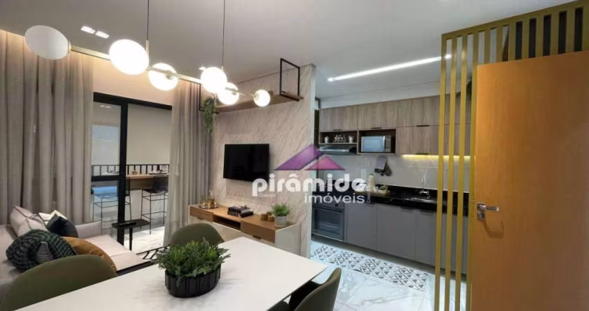 Apartamento com 2 dormitórios à venda, 55 m² por R$ 469.390,00 - Parque Industrial - São José dos Campos/SP