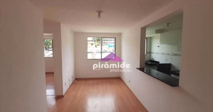 Apartamento com 2 dormitórios, 44 m² - venda por R$ 255.000,00 ou aluguel por R$ 1.738,03/mês - Flamboyant - São José dos Campos/SP
