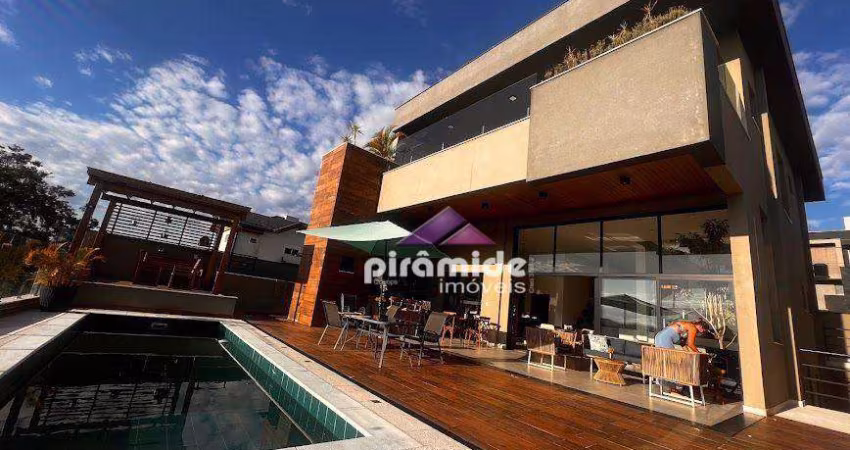 Casa com 4 dormitórios à venda, 400 m² por R$ 4.100.000,00 - Condomínio Residencial Jaguary - São José dos Campos/SP