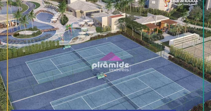Apartamento com 2 dormitórios à venda, 58 m² por R$ 560.000,00 - Praia do Sapê - Ubatuba/SP