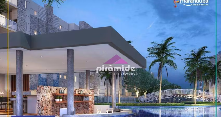 Apartamento com 3 dormitórios à venda, 84 m² por R$ 760.200,00 - Praia do Sapê - Ubatuba/SP