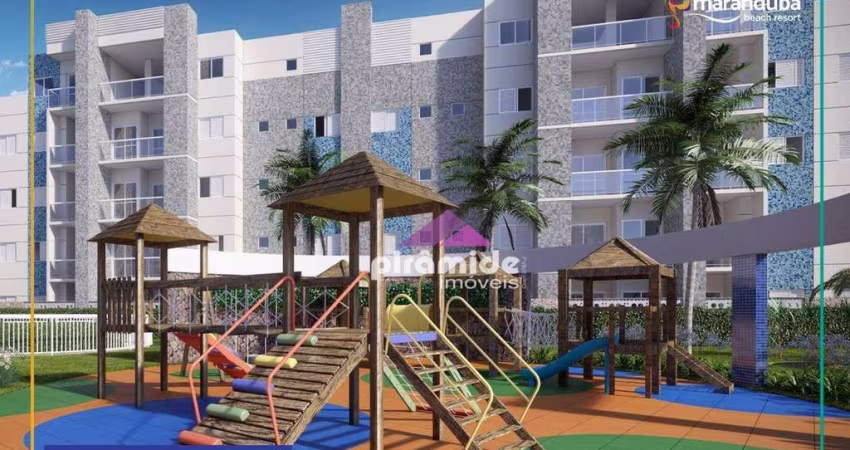 Apartamento com 2 dormitórios à venda, 73 m² por R$ 717.900,00 - Praia do Sapê - Ubatuba/SP