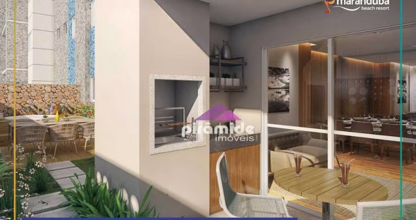 Apartamento Garden com 2 dormitórios à venda, 99 m² por R$ 893.900,00 - Praia do Sapê - Ubatuba/SP