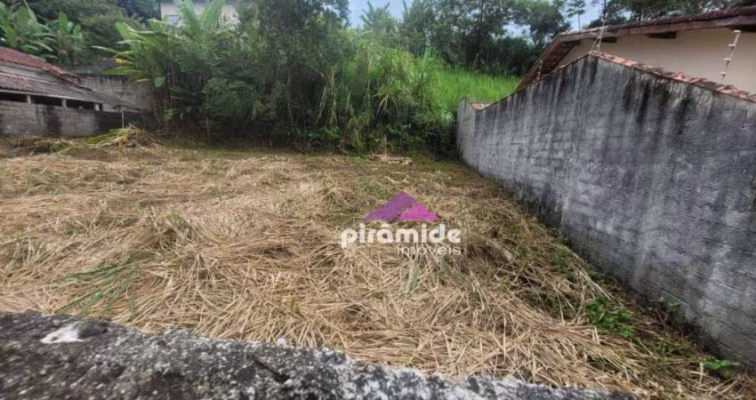 Terreno à venda, 345 m² por R$ 220.000,00 - Massaguaçu - Caraguatatuba/SP
