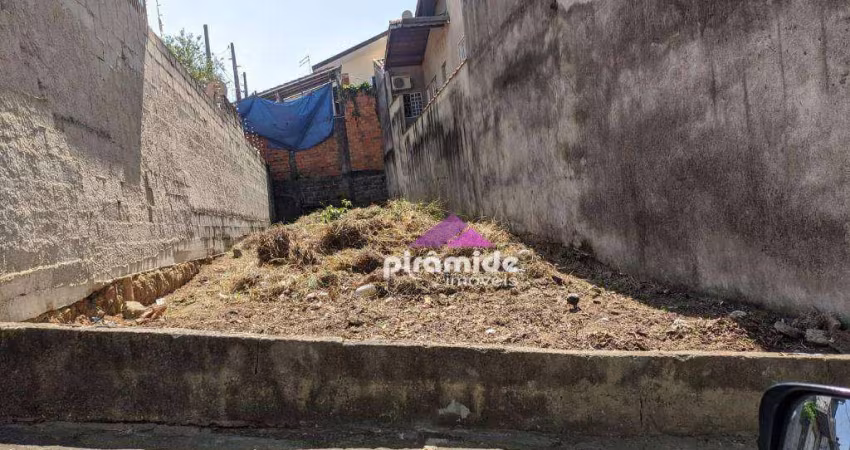 Terreno à venda, 125 m² por R$ 190.000,00 - Jardim Paulista - São José dos Campos/SP