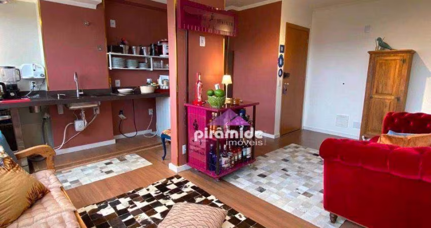 Apartamento à venda, 63 m² por R$ 590.000,00 - Condomínio Residencial Colinas do Paratehy - São José dos Campos/SP