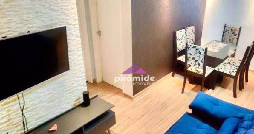 Apartamento com 2 dormitórios à venda, 47m² por R$ 246.000,00 - Vila Tesouro - São José dos Campos / SP