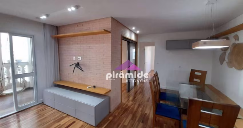 Apartamento com 3 dormitórios para alugar, 90 m² por R$ 5.022,48/mês - Jardim Esplanada II - São José dos Campos/SP