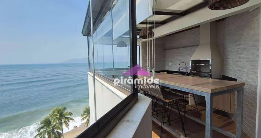Apartamento Duplex com 3 dormitórios à venda, 133 m² por R$ 1.250.000,00 - Prainha - Caraguatatuba/SP