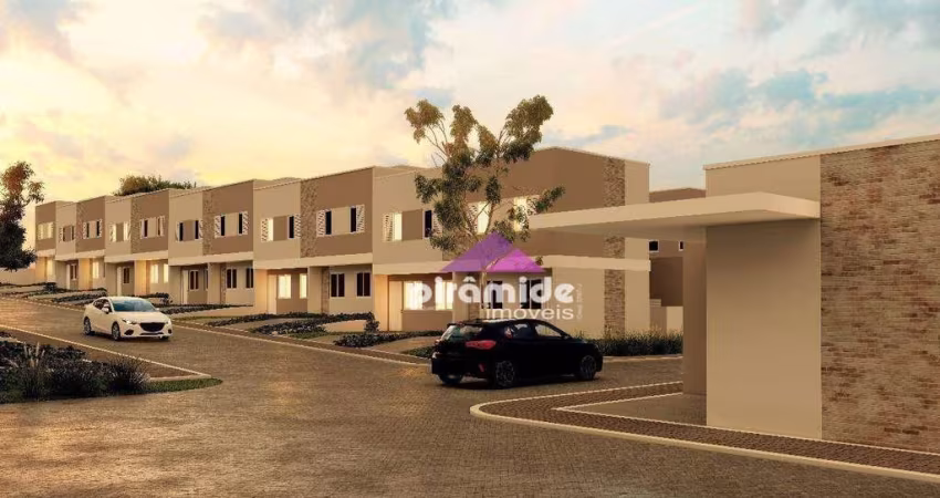 Casa com 2 dormitórios à venda, 62 m² por R$ 314.375,00 - Eugênio de Mello - São José dos Campos/SP