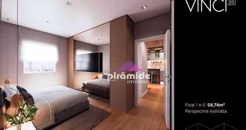 Apartamento com 2 dormitórios à venda, 58 m² por R$ 450.721,00 - Parque Industrial - São José dos Campos/SP