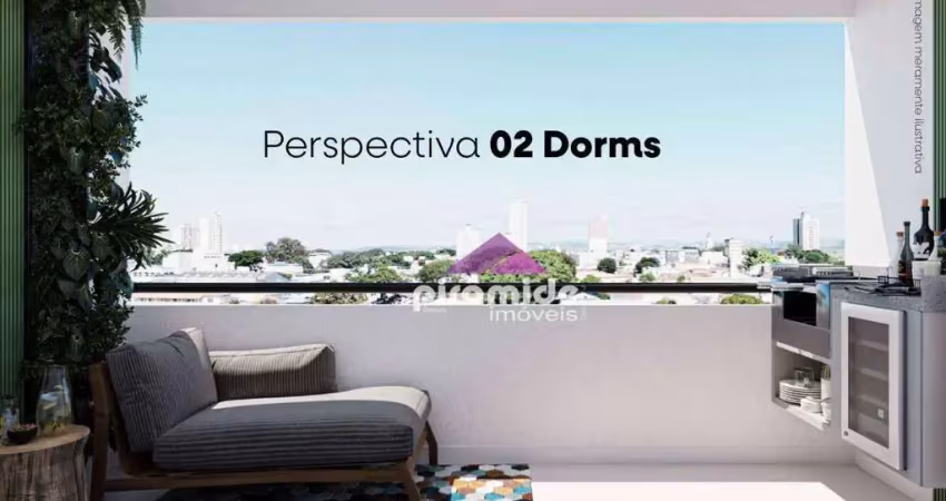 Apartamento com 2 dormitórios à venda, 65 m² por R$ 495.630,00 - Centro - São José dos Campos/SP
