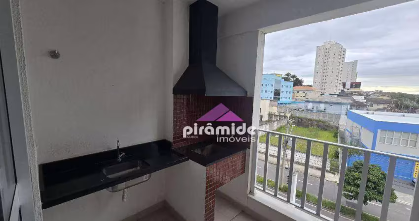 Apartamento com 2 dormitórios para alugar, 59 m² por R$ 3.038,58/mês - Urbanova - São José dos Campos/SP