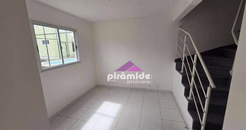 Casa com 2 dormitórios para alugar, 75 m² por R$ 2.665,00/mês - Monte Castelo - São José dos Campos/SP