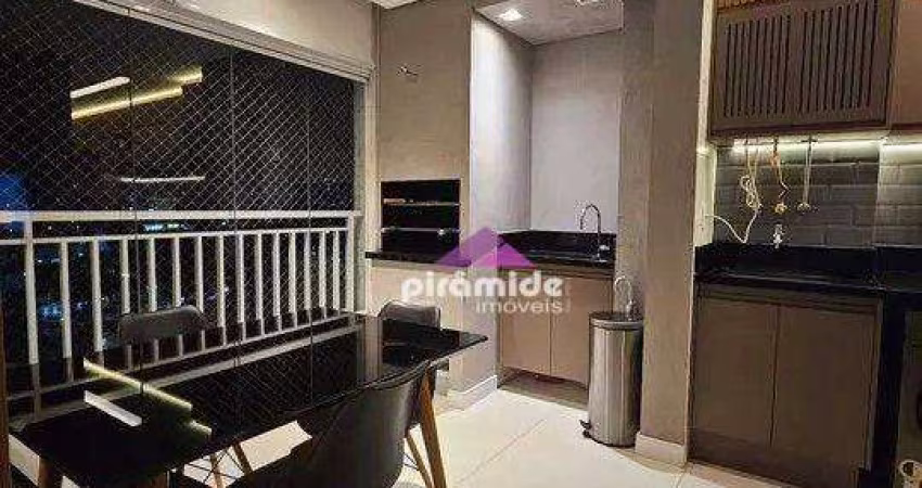Apartamento com 2 dormitórios à venda, 75 m² por R$ 697.000,00 - Jardim Oswaldo Cruz - São José dos Campos/SP