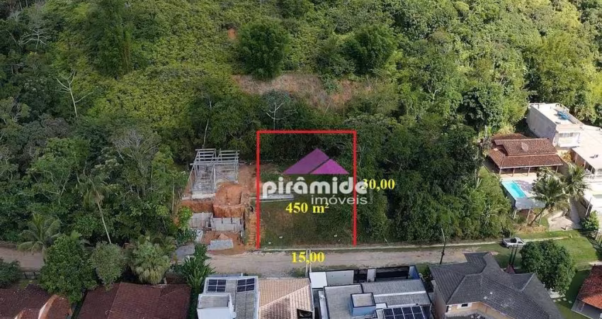 Terreno à venda, 450 m² por R$ 550.000,00 - Martim de Sá - Caraguatatuba/SP