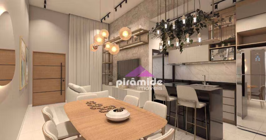 Casa com 3 dormitórios à venda, 76 m² por R$ 600.000,00 - Bosque dos Eucaliptos - São José dos Campos/SP