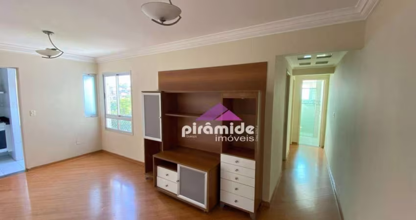 Apartamento com 2 dormitórios para alugar, 58 m² por R$ 2.382,00/mês - Monte Castelo - São José dos Campos/SP