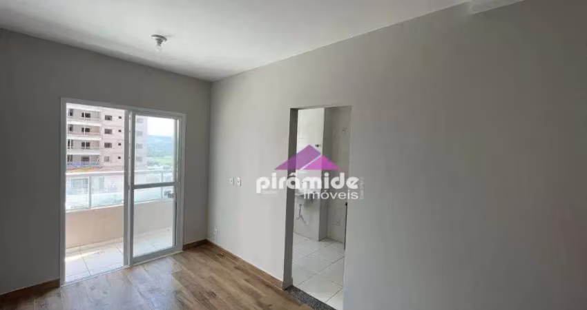 Apartamento com 2 dormitórios, sendo 1 suíte para alugar, 56m² por R$ 3.429/mês - Urbanova - São José dos Campos/SP