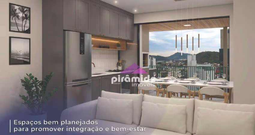 Apartamento com 1 dormitório à venda, 50 m² por R$ 405.760,00 - Sumaré - Caraguatatuba/SP
