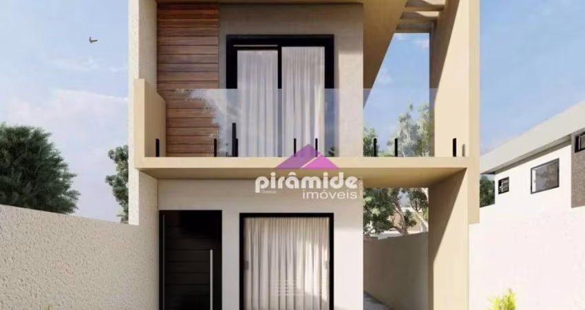 Sobrado com 2 dormitórios à venda, 79 m² por R$ 485.000,00 - Balneário dos Golfinhos - Caraguatatuba/SP